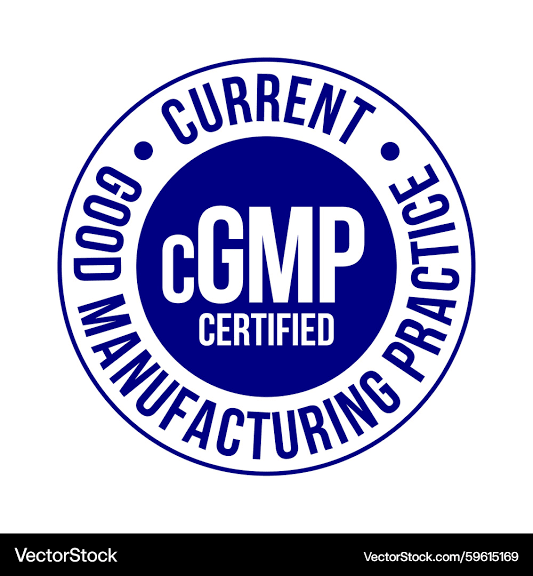 cGMP Certified — Current Good Manufacturing Practice